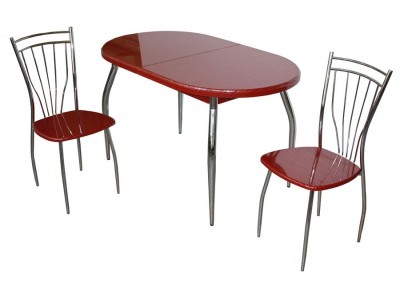 Стол БАКАР Страйп (красный)