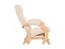 Кресло гляйдер Модель 68 (Verona Vanilla / Дуб / Шпон)