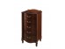 Комод Джульетта узкий (5 ящиков) Орех Ls