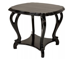 Стол журнальный "Кофейный П" (венге) Вис