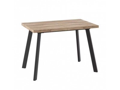 Стол раздвижной БОРГ-110(142)х70 Дуб каньон/Чёрный