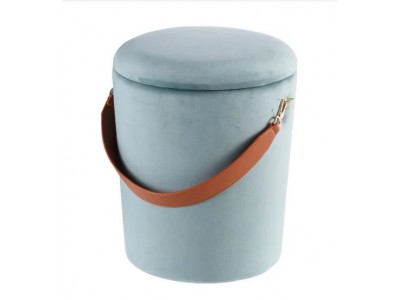 Пуф HD-01 MR-15 Ведерко (Велюр/бирюзовый)