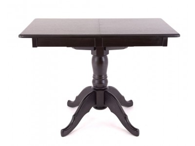 Стол на одной ноге Альт-110 раздвижной (Венге/массив березы, Шпон)