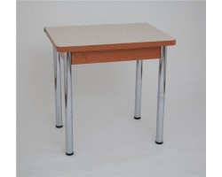 Стол "Ломберный" (Итальянская мозайка 4051/ЛДСП+кромка темная/ноги хром)