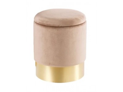 Пуф HD-06 VELUTTO 37 (Велюр/бежевый)