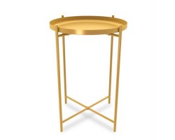 Стол журнальный СТ 8-SHT (Золото)