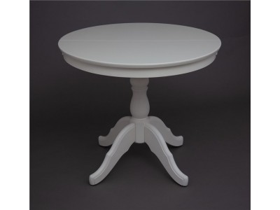 Стол обеденный Круглый-0090 (слоновая кость 9001)