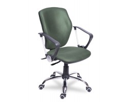 Кресло Билл new РС900 Lux хром сетка (зеленая)