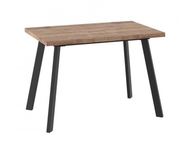 Стол раздвижной БОРГ-110(142)х70 Дуб велингтон/Чёрный