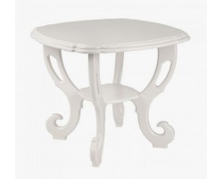 Стол журнальный "Кофейный" (молочный дуб) Вис