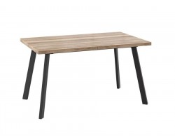 Стол раздвижной БОРГ-140(180)х85 Дуб каньон/Чёрный