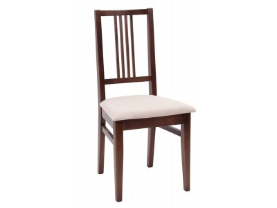 Стул "Никас" (ткань: Вивальди 02 /дерево:Тон 7 Орех темный)