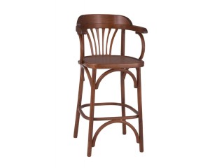 Стул барный 650 Венский твердый (средний тон)