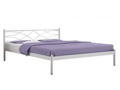 КроватьЭкзотика (160х200/цвет Белый/ металлическое основание)