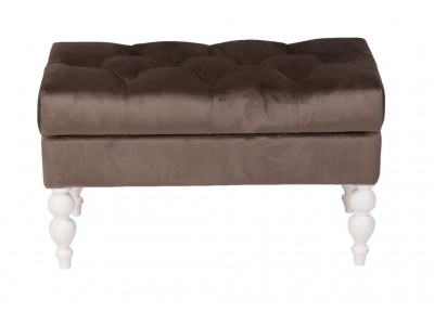 Банкетка Виктория (эмаль белая / 15 - коричневый) Банкетка Виктория (эмаль белая / 15 - коричневый)