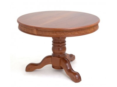Стол круглый "Милорд" (110х160) Орех