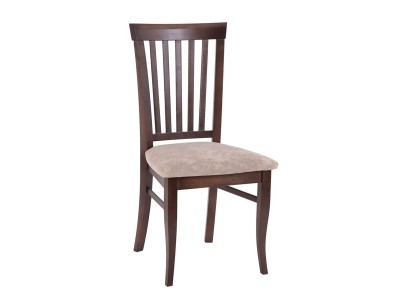 Стул полумягкий Лотос (Темный орех/ткань Опера беж)
