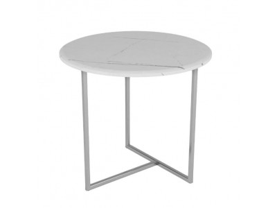 Стол журнальный Альбано (Белый мрамор)