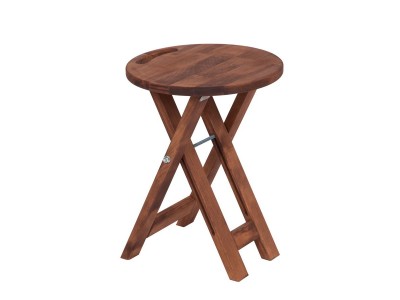 Табурет складной (темный орех)