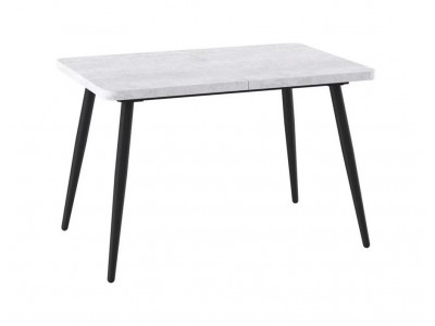 БОРГ RADIAL-120(160)х80стол раздвижной, Серый сланец/Черный