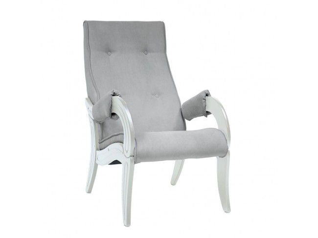 Кресло для отдыха Модель 701 (Verona Light Grey, дуб шампань)