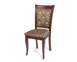 Стул "Милорд №8 Стул (Темный орех + патина темная / ткань Yara 22/1; Yara diamond 22/1)
