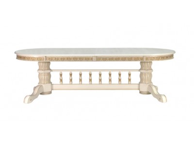 Стол "Милорд" big (110х260х330) 1013+патина золото