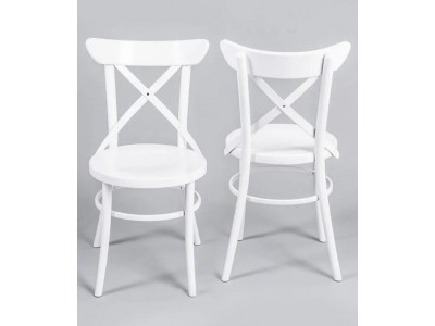 Стул венский Terra (белый) жесткое сиденье