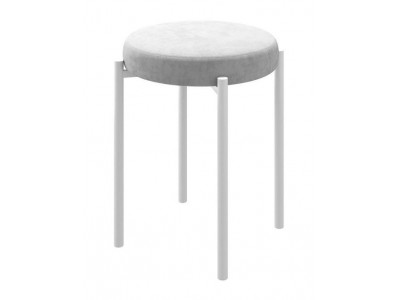Табурет BOB (b20 / SILVER LUX/Белый)