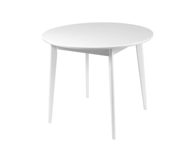 Стол Рэй-d900 нераскладной (белая эмаль / белая эмаль) Круглый