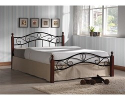 Кровать Глэдис М (140х200) (Черный)