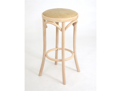 Табурет барный 650 Венский мягкий (беленый дуб, экокожа бежевая)