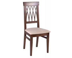 Стул "Кристиан" (ткань: Вивальди 02 /дерево:Тон 7 Орех темный)