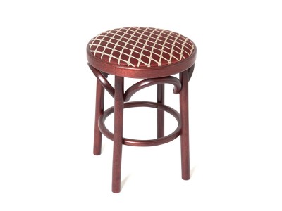 Табурет Венский мягкий (махагон, ткань)