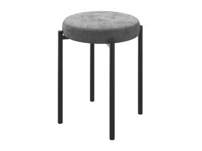 Табурет BOB (b22 / GREY LUX/Черный)