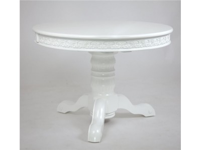 Стол круглый "Милорд" (110х160) Белый