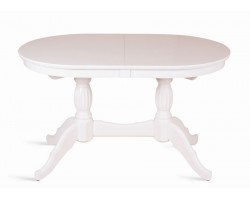 Стол обеденный Лилия-1300 (белая эмаль)