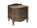 Прикроватная тумбочка Джульетта 2 ящика (Золотая патина/Орех)