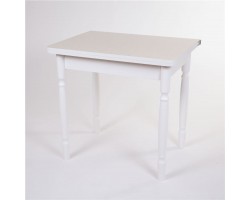 Стол обеденный ЛС-831 (Лен 1312/ ноги Белые точеные)