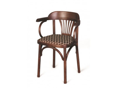 Стул Венский мягкий (темный тон, ткань 3 brown)