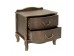 Прикроватная тумбочка Джульетта 2 ящика (Золотая патина/Орех)
