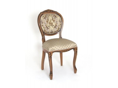 Стул "Орион-2" п/м (С-3247 глянцевый+ патина черная / Brown 206+208)