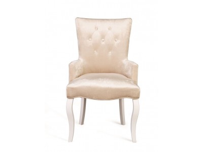 Кресло Виктория (эмаль белая / 30 - бежевый)