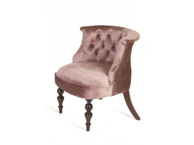Кресло Бархат (темный тон / 24 - розовый)