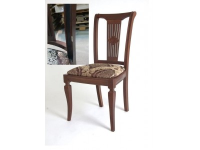 Стул "Милорд №4" 2й СОРТ (Темный Орех+патина темная)