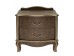 Прикроватная тумбочка Джульетта 2 ящика (Золотая патина/Орех)