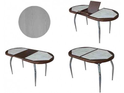 Стол КЕРАМА БАКАР (Дуб беленый)