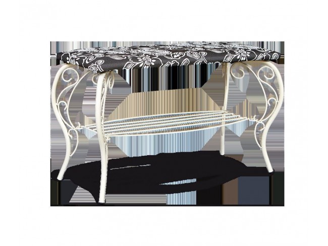 Банкетка Грация 685 металл/гобелен (золотой антик/Зарина)