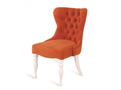 Кресло Вальс (эмаль белая / G08 - морковный)