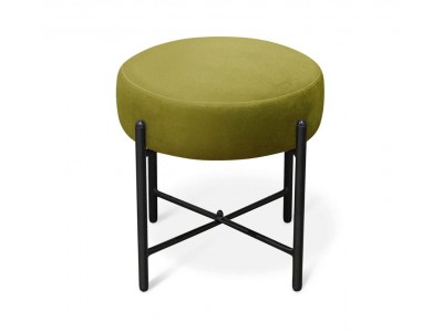 Банкетка В 4-SHT (ткань-металл/фисташкой-черный муар)